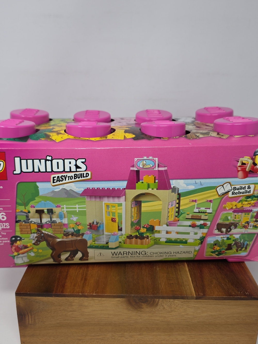 LEGO Juniors Pink Barn Build & Play Set